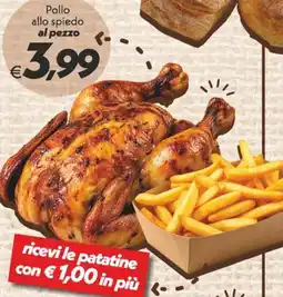 Iper Super Conveniente Pollo allo spiedo al pezzo offerta