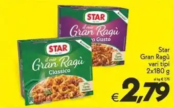 Iper Super Conveniente Star Gran Ragù offerta
