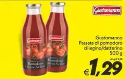 Iper Super Conveniente Gustomanno Passata di pomodoro ciliegino/datterino offerta