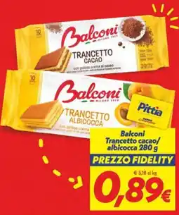Iper Super Conveniente Balconi Trancetto cacao/albicocca offerta