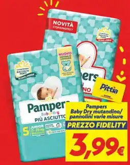 Iper Super Conveniente Pampers Baby-dry offerta
