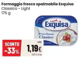Coop Formaggio fresco spalmabile Exquisa Classico - Light offerta