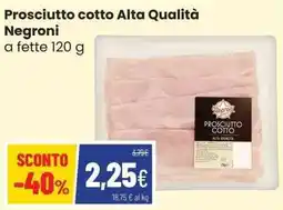 Coop Prosciutto cotto Negroni offerta