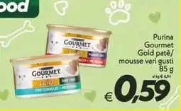 Iper Super Conveniente Purina Gourmet Gold patè offerta