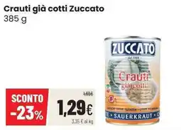 Coop Crauti già cotti Zuccato offerta
