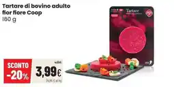 Coop Tartare di bovino adulto fior fiore Coop offerta