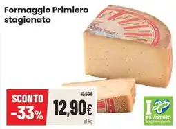 Coop Formaggio Primiero stagionato offerta