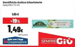 Coop Dentifricio Antica Erboristeria offerta