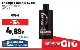 Coop Shampoo Intense Syoss Keratin - Repair offerta
