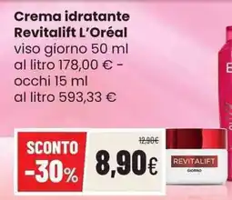 Coop Crema idratante Revitalift L'Oréal viso giorno offerta
