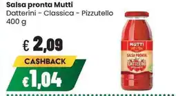 Coop Salsa pronta Mutti Datterini - Classica - Pizzutello offerta