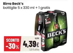 Coop Birra Beck's offerta