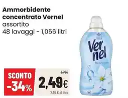 Coop Ammorbidente concentrato Vernel assortito offerta