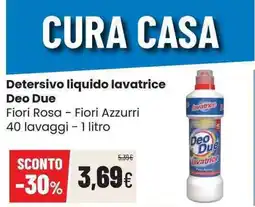 Coop Detersivo liquido lavatrice Deo Due offerta
