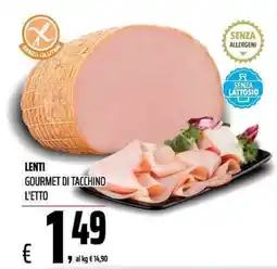 Coop Lenti gourmet di tacchino offerta