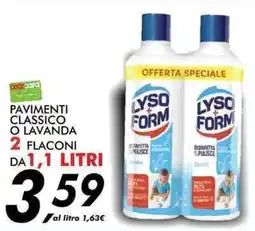 Coop Lysoform pavimenti classico o lavanda offerta