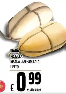 Coop Diano provola bianca o affumicata offerta