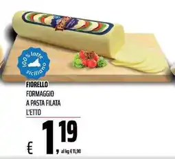 Coop Fiorello formaggio a pasta filata offerta