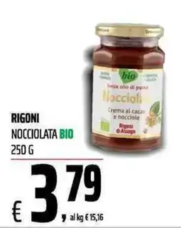 Coop Rigoni nocciolata bio offerta