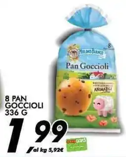 Coop Hulmo Bianco Pan Goccioli offerta
