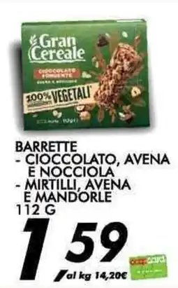 Coop Gran Cereale barrette offerta