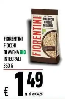 Coop Fiorentini fiocchi di avena bio integrali offerta