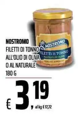 Coop Filetti di tonno Nostromo offerta