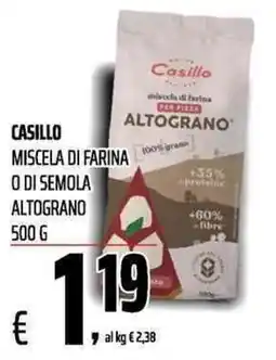 Coop Casillo miscela di farina o di semola altograno offerta