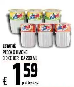 Coop Estathe pesca o limone offerta