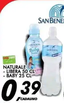 Coop San Benedetto naturale offerta