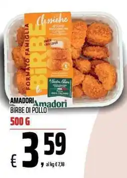 Coop Amadori birbe di pollo offerta