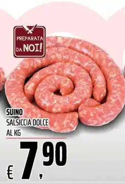 Coop Salsiccia dolce suino offerta