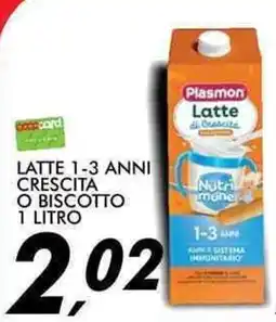 Coop Plasmon Latte di Biscotto offerta