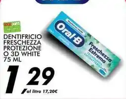 Coop Dentifricio freschezza protezione Oral-B offerta