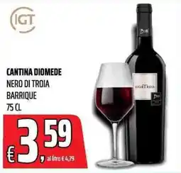 Coop Cantina Diomede Nero di Troia Barrique offerta