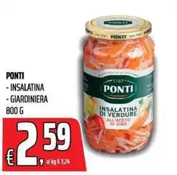 Coop Ponti insalatina di verdure offerta