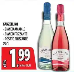 Coop Garzellino bianco amabile, bianco frizzante, rosato frizzante offerta