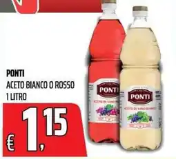 Coop Aceto bianco o rosso Ponti offerta