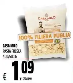 Coop Casa Milo pasta fresca offerta