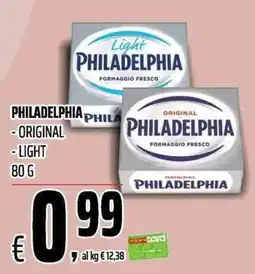 Coop Philadelphia formaggio fresco offerta