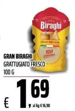 Coop Gran Biraghi grattugiato fresco offerta
