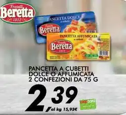 Coop Pancetta a cubetti Fratelli Beretta offerta