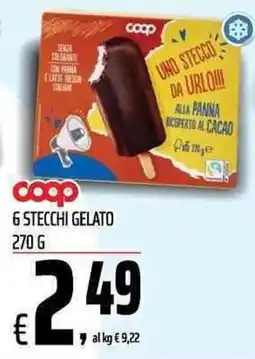 Coop Stecchi gelato Coop offerta