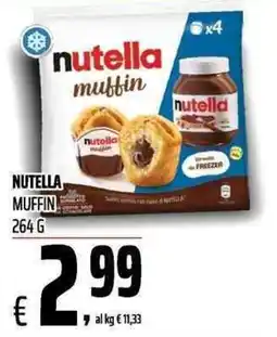 Coop Nutella muffin offerta