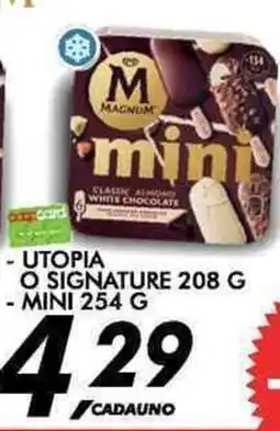 Coop Magnum mini classic almond white chocolate offerta