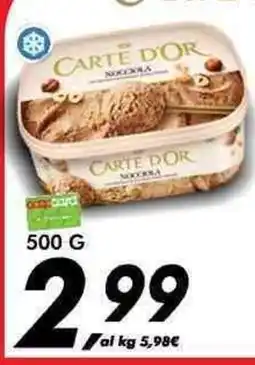 Coop Carte d'or nocciola offerta