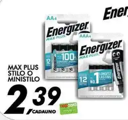 Coop Energizer batterie AA e AAA offerta