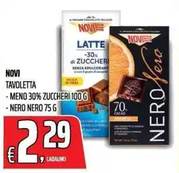 Coop Novi Tavoletta offerta