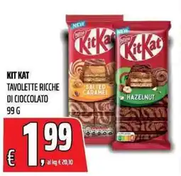 Coop Kit Kat Tavolette ricche di cioccolato offerta