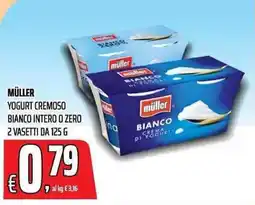 Coop Müller Yogurt cremoso bianco intero o zero offerta